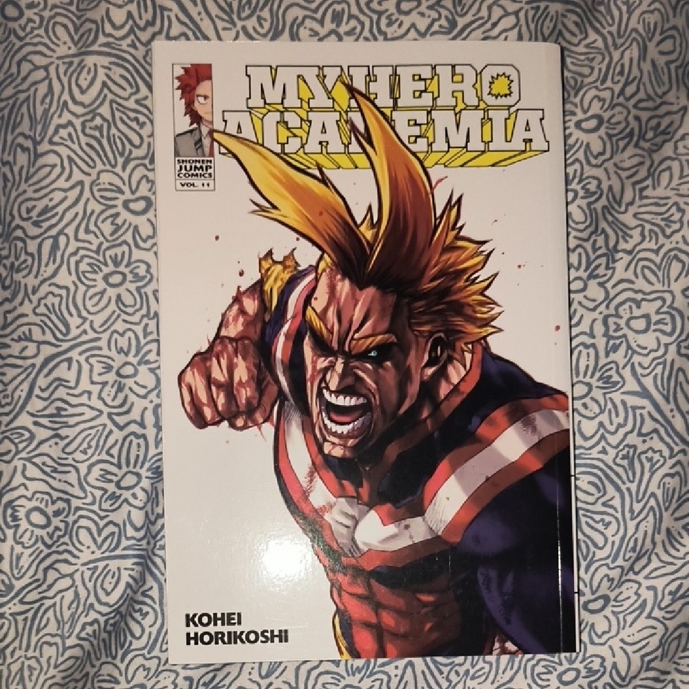 My Hero Academia Manga Volume with All Might Cover - White & Yellow 11